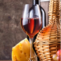 Personalized Script Monogram name Wine Glass