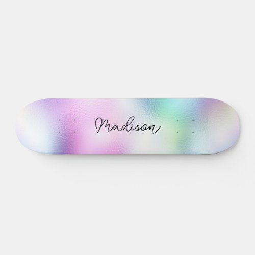 Personalized Script Name Cute Girly Skateboard