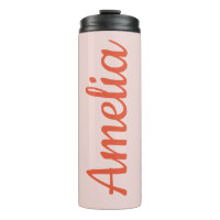 Personalized Script Name Pink Red Bridal Favor