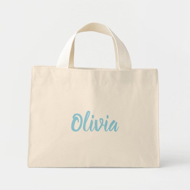 Personalized Script Name Tote Bag (Front)