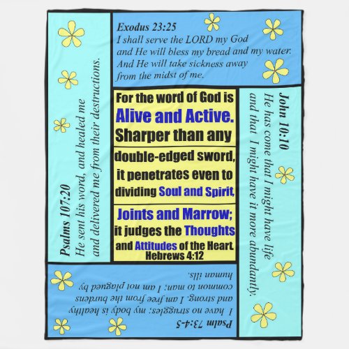 Personalized Scripture Blanket