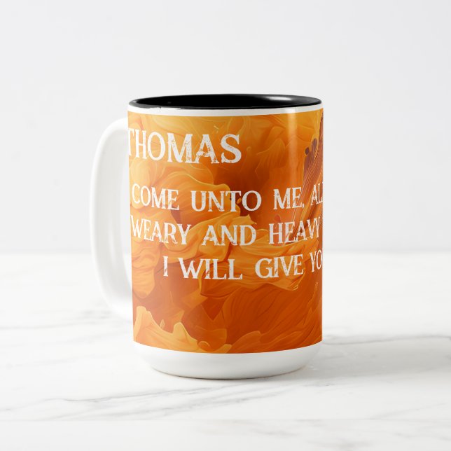 Personalized Scripture Mug (Front Left)