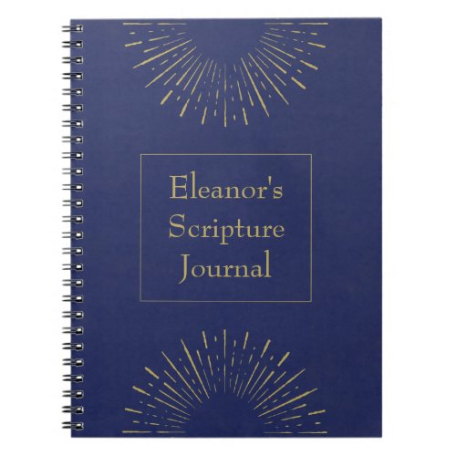 Personalized Scripture or Bible Study Journal