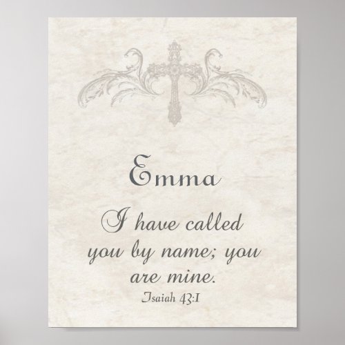 Personalized Scripture Poster