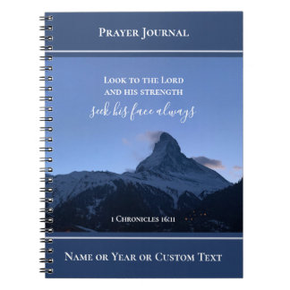 Personalized Scripture Prayer Journal Alps Photo
