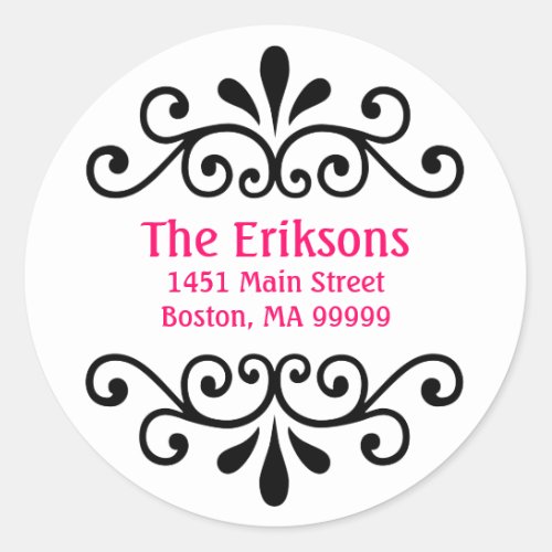 Personalized Scroll Address Labels