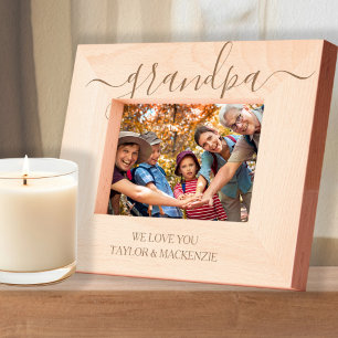 Personalized Scroll Typography Engraved Frames