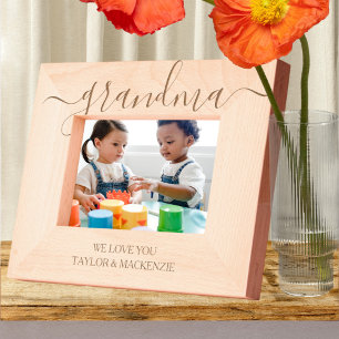 Personalized Scroll Typography Engraved Frames