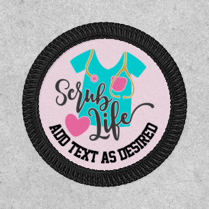 Personalized Scrubs Nurse Badge Scrub Life