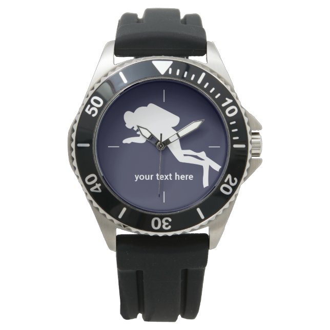 Personalized Scuba Diver Watch (Front)