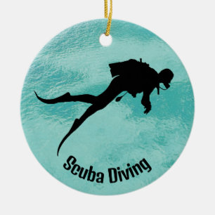 Personalized Scuba Diving Ornament