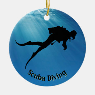 Personalized Scuba Diving Ornament