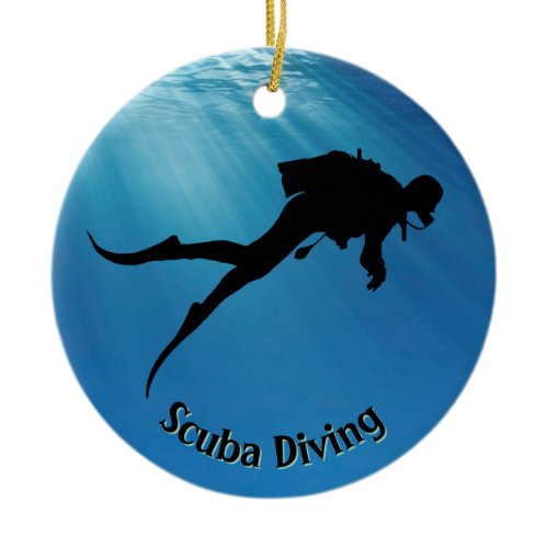 Personalized Scuba Diving Ornament