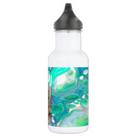 ABSTRACT CRAFTED Art Steel Water Bottle Stainless Steel Water