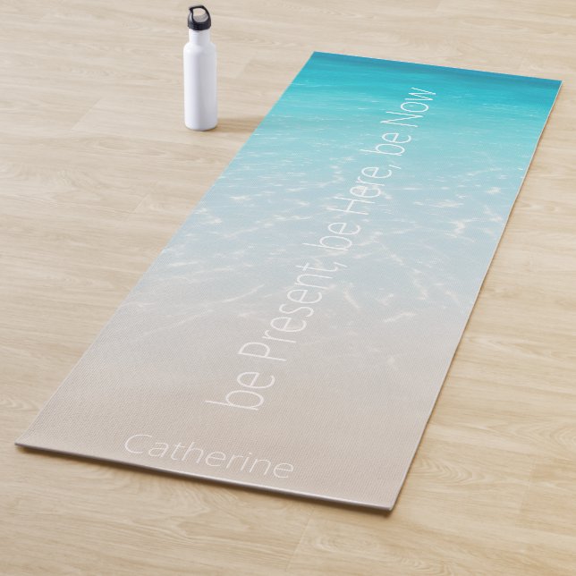 Personalized Sea Sand Water Yoga Mat (In Situ)