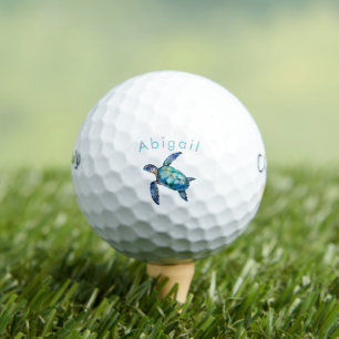 Personalized Sea Turtle Callaway Warbird Golf Balls