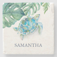 Personalized Sea Turtle Tropical