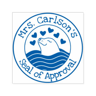Personalized "Seal of Approval" Self-Inking Stamp