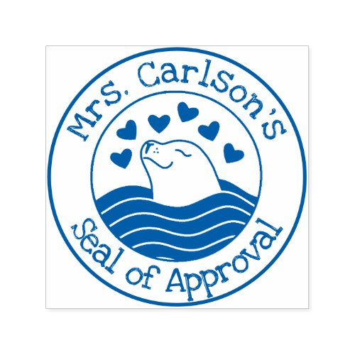 Personalized Seal of Approval Self_Inking Stamp