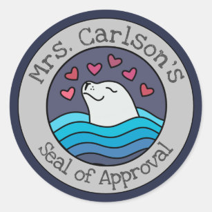 Personalized "Seal of Approval" Stickers