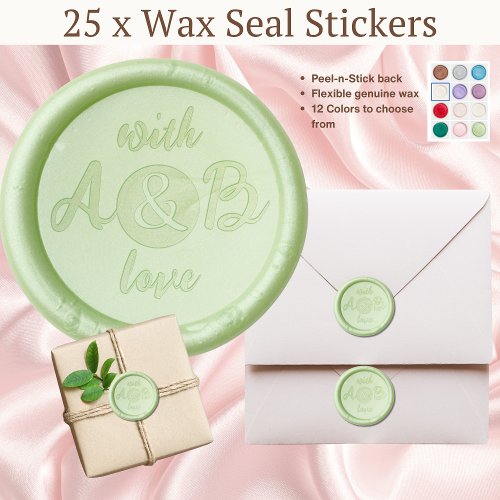 Personalized Seal Stickers Wedding Envelope Seals Wax Seal Sticker