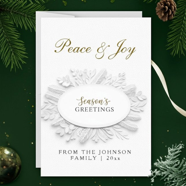 Personalized Seasons Greetings Holiday Card (Creator Uploaded)