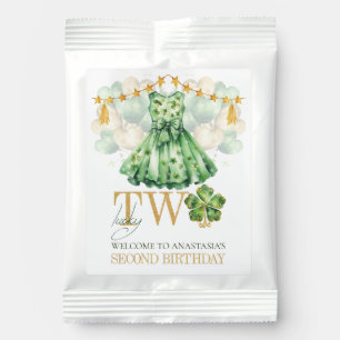 Personalized Second Birthday St Patrick's Day  Lemonade Drink Mix