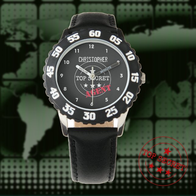 Personalized Secret Agent  Watch (Creator Uploaded)