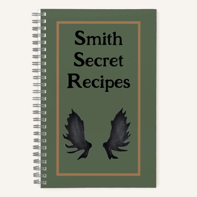 Personalized Secret Family Recipe Book  (Front)