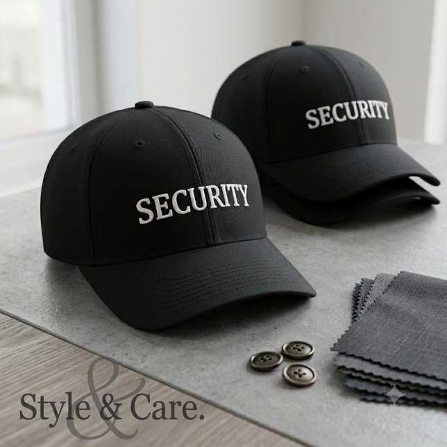 Personalized SECURITY Embroidered Baseball Cap (Personalized SECURITY Embroidered Baseball Cap)