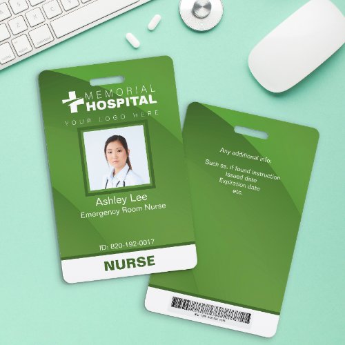 Personalized Security ID Healthcare Facility Badge