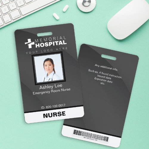 Personalized Security ID Healthcare Facility Badge
