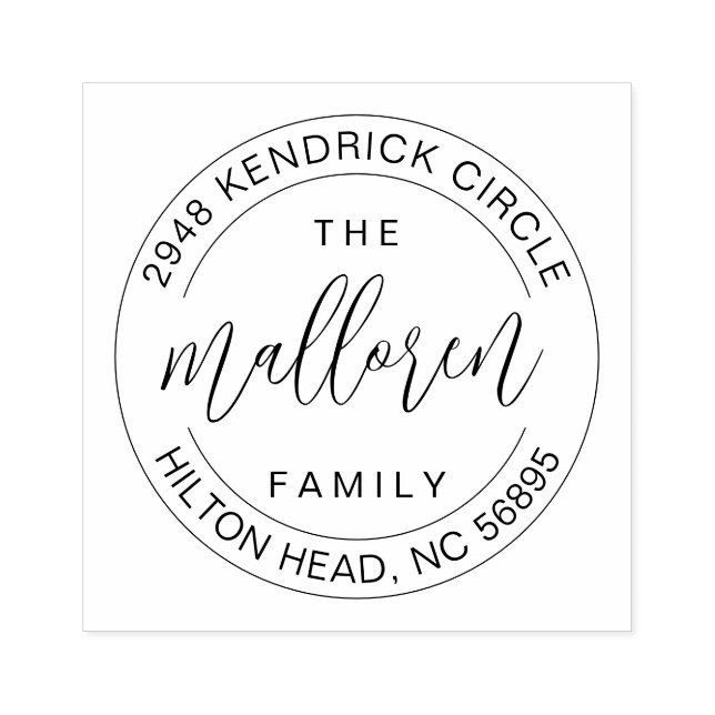Personalized Self Inking Return Address Stamp (Imprint)