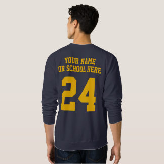 Personalized Senior Class High School Colors Team Sweatshirt