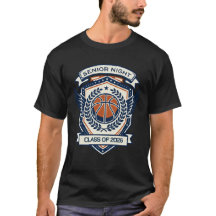 Personalized Senior Night Basketball T-Shirt