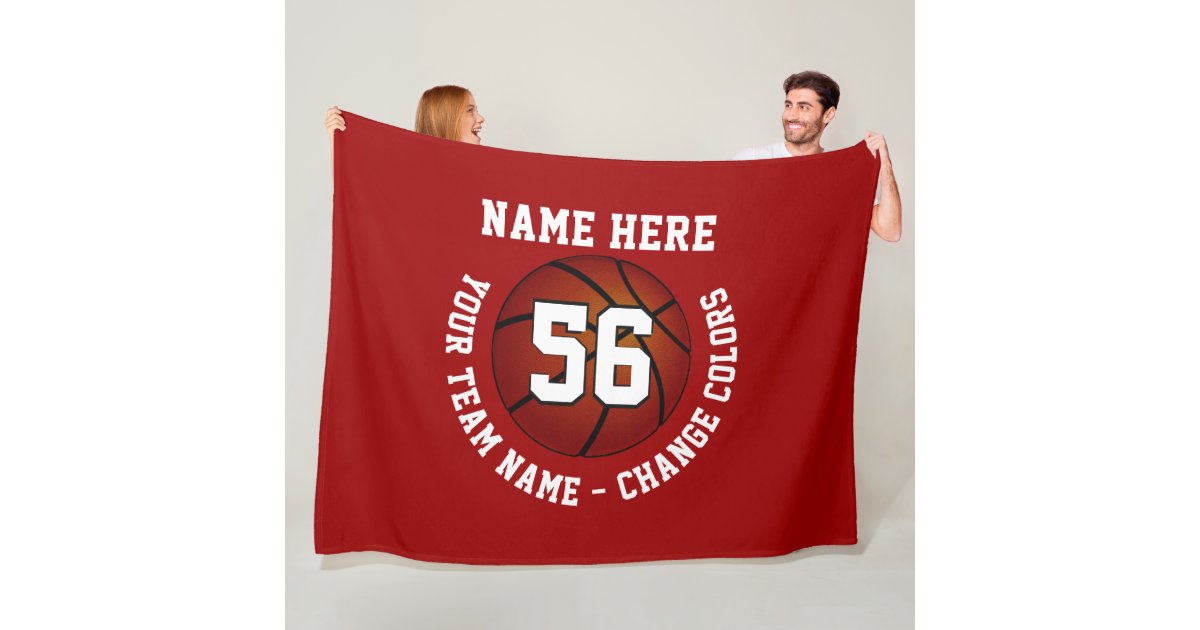 Personalized Senior Night Gifts for Basketball Fleece Blanket Zazzle