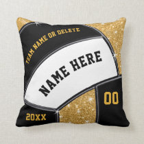 Personalized Senior Night Gifts for Volleyball Throw Pillow Personalized Senior Night Gifts for Volleyball Throw Pillow