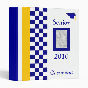Personalized Senior Year Photo Album 3 Ring Binder