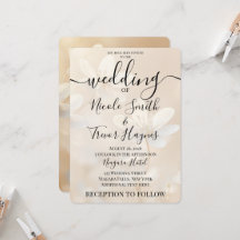 Personalized Sepia White Flowers Wedding