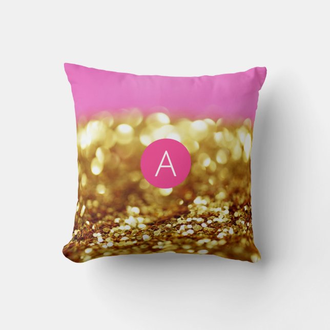 Personalized sequin pillow Custom Name Sequin (Front)