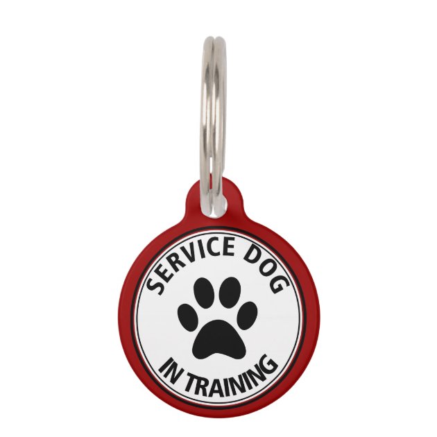 Service dog in training on sale tag