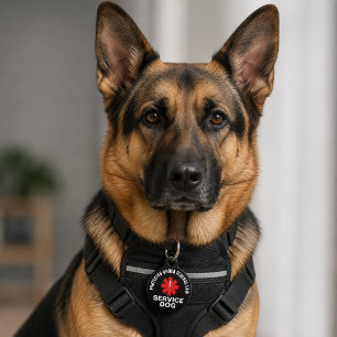 Personalized Service Dog Pet ID Tag
