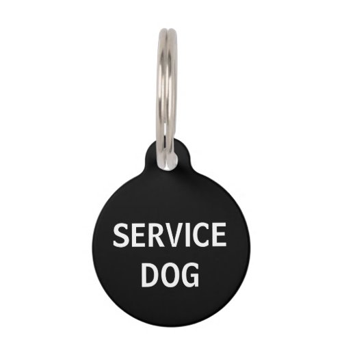 Personalized Service Dog Pet Tag