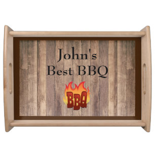 Personalized serving / BBQ tray