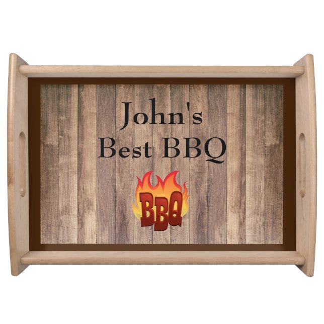 Personalized serving / BBQ tray (Front)