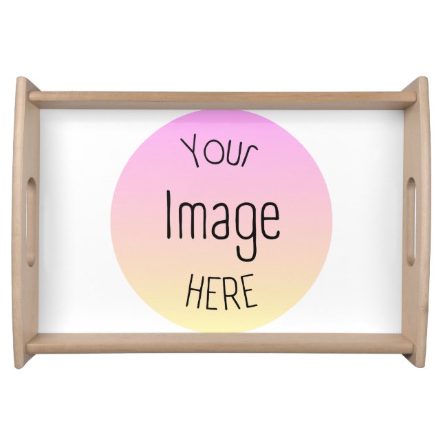 Personalized Serving Tray – Customize Photos/Logo (Front)