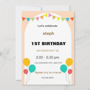 personalized sesame street birthday invite