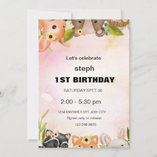 personalized sesame street birthday invite