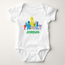 Personalized Sesame Street Characters Baby Bodysuit Personalized Sesame Street Characters Baby Bodysuit