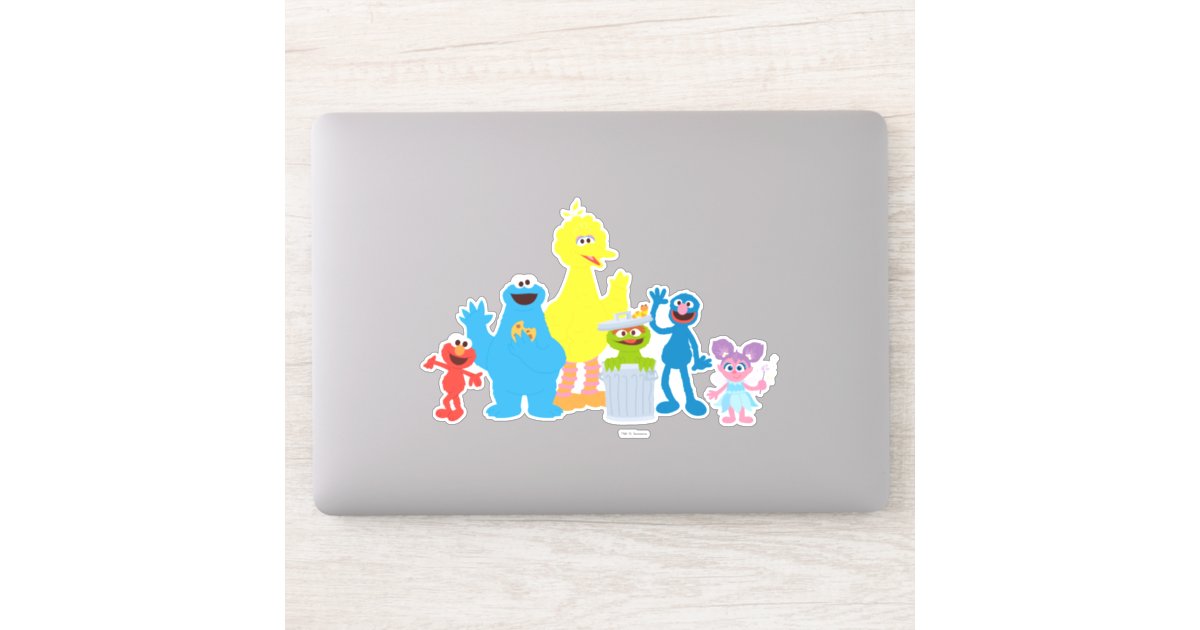 Personalized Sesame Street Characters Sticker | Zazzle